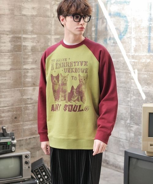 PBLIM トレーナー スウェット 「UNISEX」パンクキャットスウェット