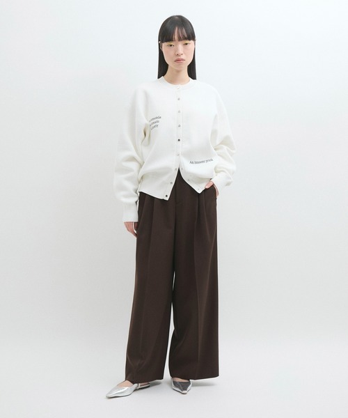 スラックス パンツ 「防シワ」・「洗える」2タックワイドスラックス レディース_10