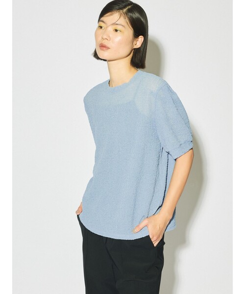 tシャツ MIDIUMISOLID for Ladies シアースキッパープルオーバー レディース MIDIUMISOLID for Ladies シアースキッパープルオーバー
