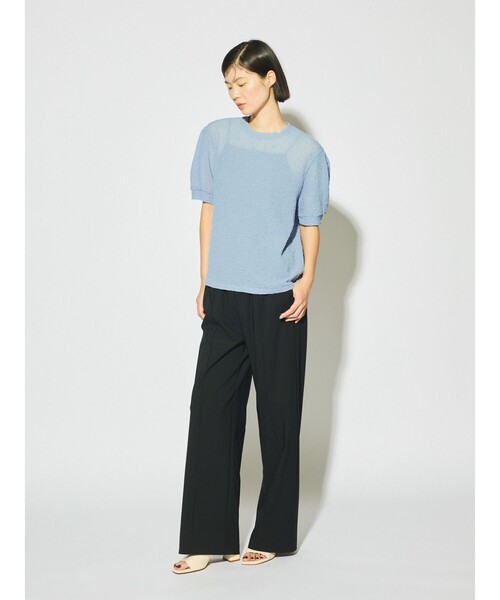 MIDIUMISOLID tシャツ for Ladies シアークルーネック