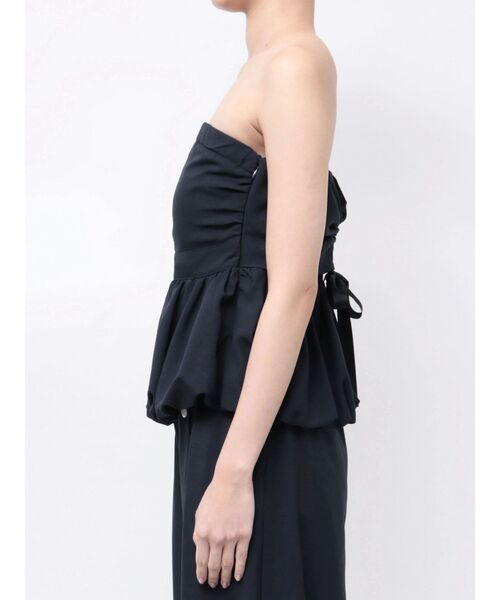 チューブトップ ベアトップ BALLOON BARE TOPS/バルーンベアトップス「セットアップ着用可」 CALNAMUR チューブトップ ベアトップ BALLOON BARE TOPS