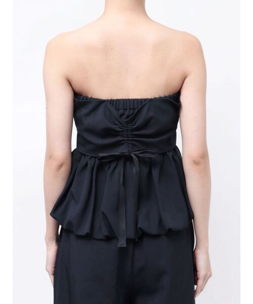 チューブトップ ベアトップ BALLOON BARE TOPS/バルーンベアトップス「セットアップ着用可」 CALNAMUR チューブトップ ベアトップ BALLOON BARE TOPS