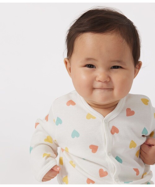 PETIT BATEAU（プチバトー） ベビー服 ロンパース 足なしロンパース