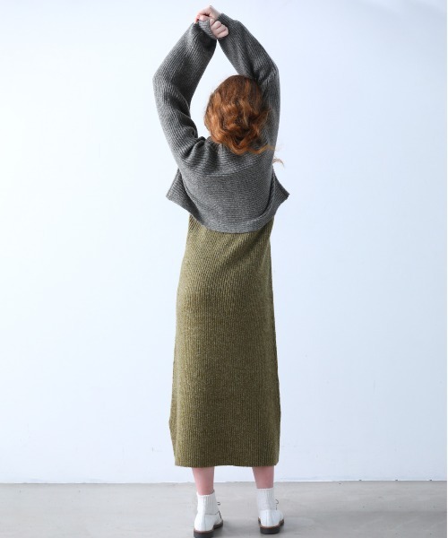 「Kelen」 コンビワンピース FREE グレー レディース_画像7