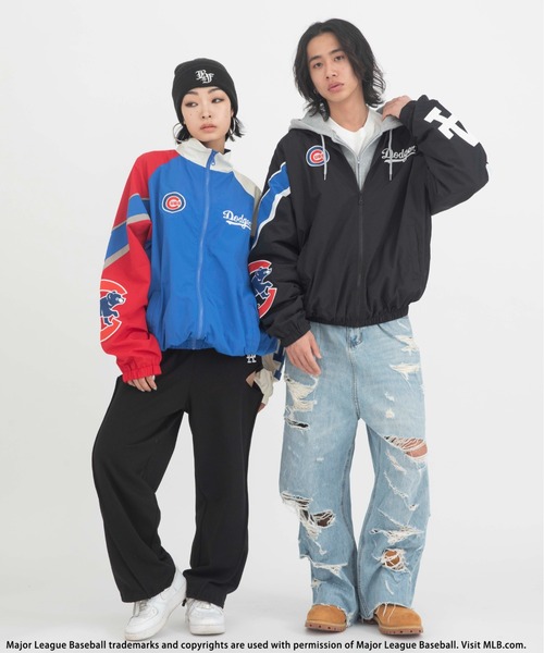 TOKYO SERIES 2025 配色ナイロンジャケット MLB東京シリーズ MLB】TOKYO SERIES 2025 配色ナイロンジャケット｜BACK TO THE FIELD