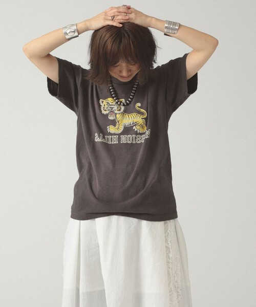 BEAMS BOY tシャツ 「別注」WARE HOUSE / タイガー イレギュラー