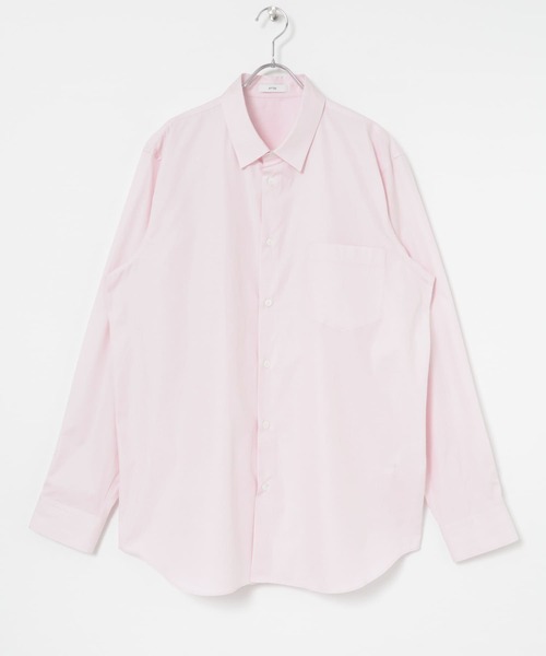 ATON（エイトン） シャツ ATON GIZA BROAD STANDARD SHIRTS メンズ