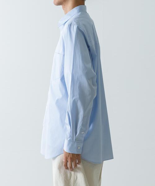 ATON（エイトン） シャツ ATON GIZA BROAD STANDARD SHIRTS メンズ