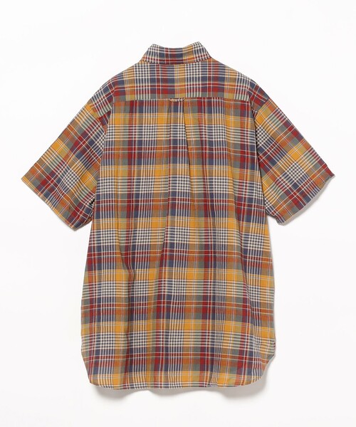beams+ マドラスチェックシャツ クラシックフィット BEAMS+ シャツ マドラスチェック ボタンダウン S/S クラシック