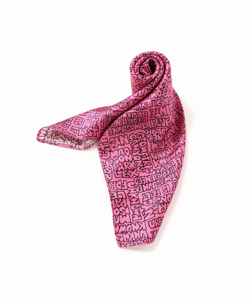 Dries Van Noten  シルクスカーフ　スパンコール&ビーズ刺繍 DRIES VAN NOTEN シルク 花柄 スパンコール刺繍 ストール（Dries