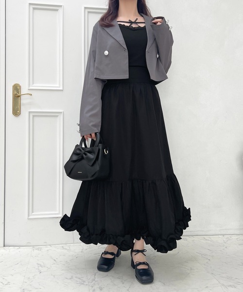 apres jour（アプレジュール） スカート フリルティアードスカート