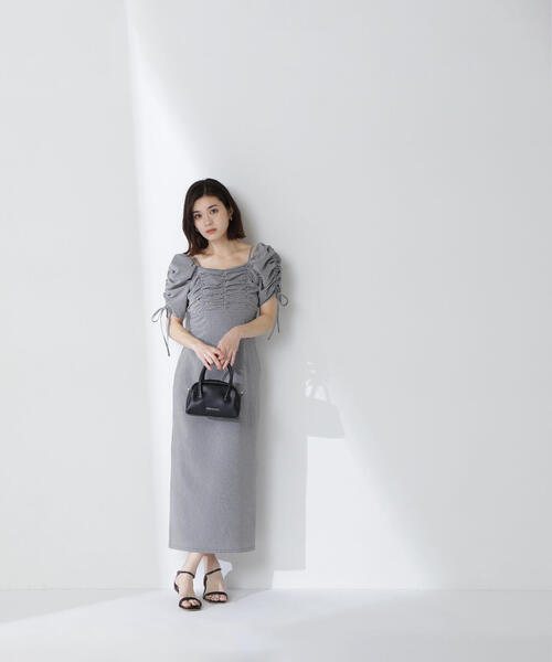 NATURAL BEAUTY BASIC ワンピース サッカーオフショルIライン