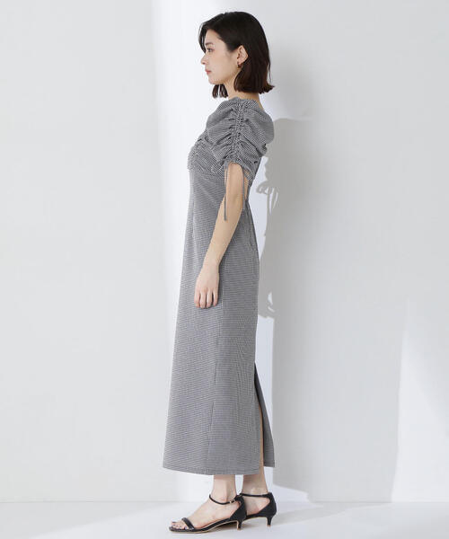NATURAL BEAUTY BASIC ワンピース サッカーオフショルIライン