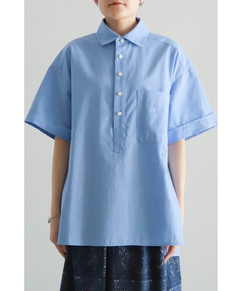 ブラウス シャツ 半袖 TCオックス 半袖シャツ レディース : ZOZOTOWN