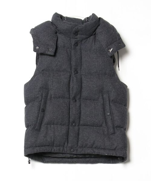 ナノユニバース　ダウンベスト　グレー　38 NANO universe（ナノ・ユニバース） ダウンベスト S グレー レディース