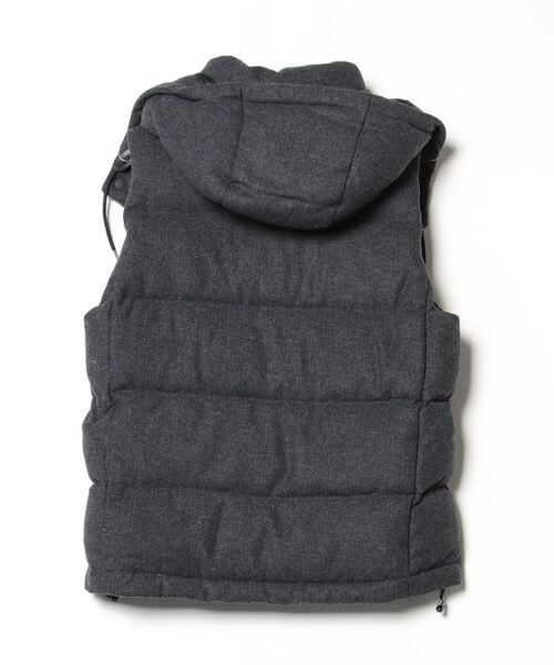 ナノユニバース　ダウンベスト　グレー　38 NANO universe（ナノ・ユニバース） ダウンベスト S グレー レディース