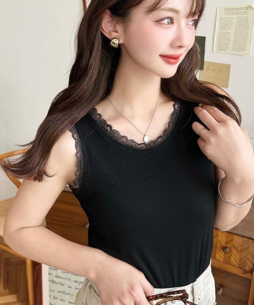 【新品未開封】ローズプリントプリーツタンクトップ ROOP TOKYO タンクトップ ロックタンクトップ メンズ レディース