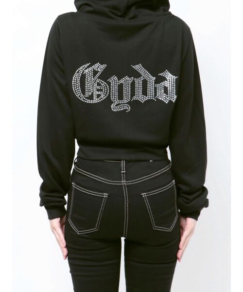 パーカー GYDA Short ラメパーカー「SETUP着用可」 レディース GYDA パーカー Short ラメパーカー「SETUP着用可」 レディース