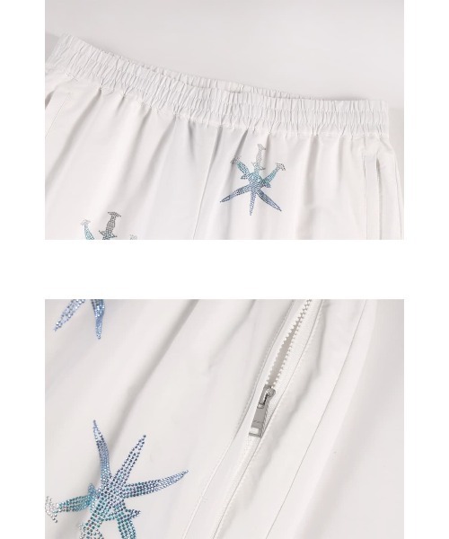 UNKNOWN LONDON パンツ パンツ｜WHITE ALL OVER DAGGER