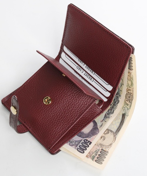 クロコダイル 二つ折り 財布 ウォレット ブラウン GENUINE クロコダイル スキン 二つ折り財布 ブラウン ワニ革