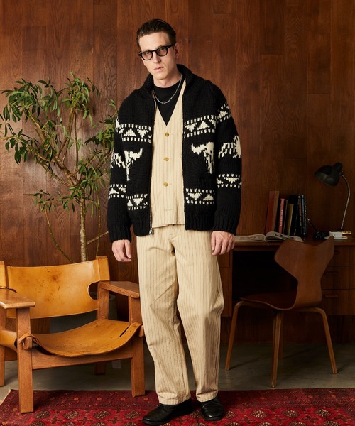 セーター ニット Schott/ショット/COWICHAN KNIT/カウチンニット メンズ レディースの画像