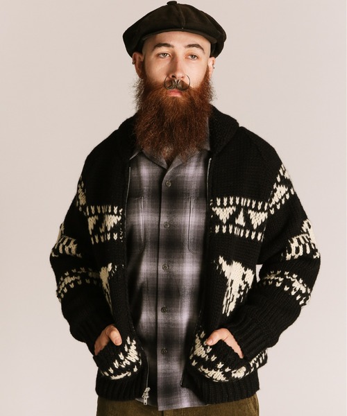 セーター ニット Schott/ショット/COWICHAN KNIT/カウチンニット メンズ レディースの画像