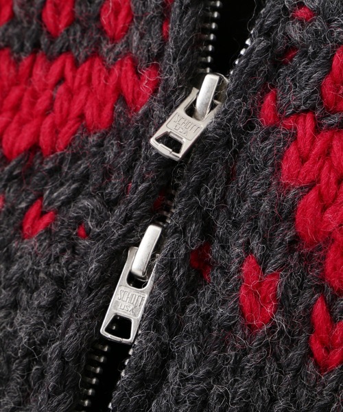 セーター ニット Schott/ショット/COWICHAN KNIT/カウチンニット メンズ レディースの画像