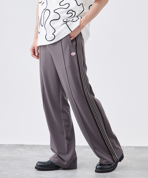 B.C STOCK パンツ YDD ワイド トラックパンツ メンズ : ZOZOTOWN