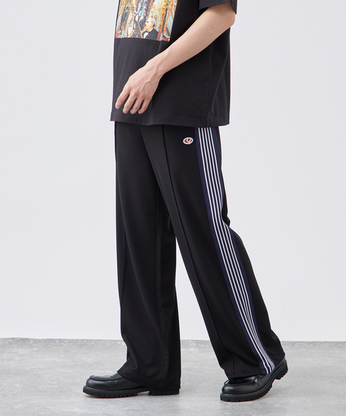 B.C STOCK パンツ YDD ワイド トラックパンツ メンズ : ZOZOTOWN