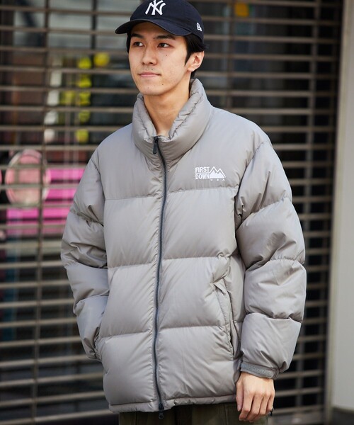FIRST DOWN（ファーストダウン） ダウンジャケット MEDIUM ベージュ