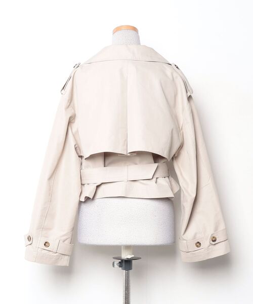 Her lip to ベージュ トレンチコート Her lip to 「Her to」 トレンチコート M ベージュ レディース