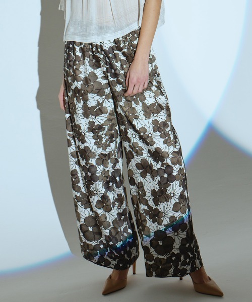 新作ダブルスタンダードSov. リネンマットスラブテーパードパンツ36