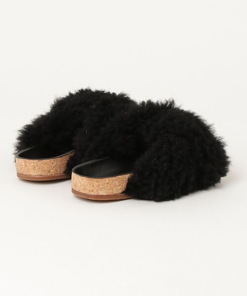 Chloé サンダル 黒/サイズ36【23cm】／美品 Chloe 「Chloe」 フラットサンダル 36 ブラック レディース