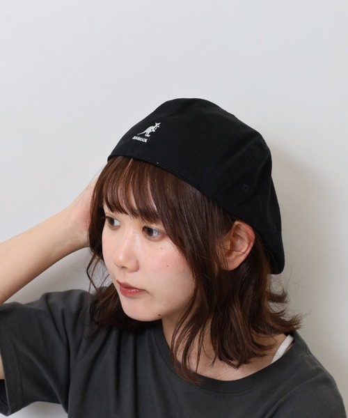 GOOD ENOUGH] [KANGOL] 黒 ベレー帽 超希少90s初期GOODENOUGH×KANGOL