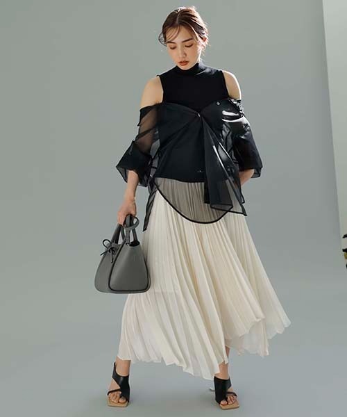 「FRAY I.D」 長袖ブラウス FREE ベージュ レディース FRAY I.D 「FRAY I.D」 長袖ブラウス FREE ベージュ レディース