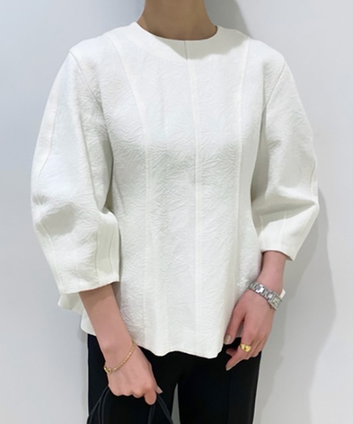 「Mila Owen」 長袖ブラウス 1 ベージュ レディース