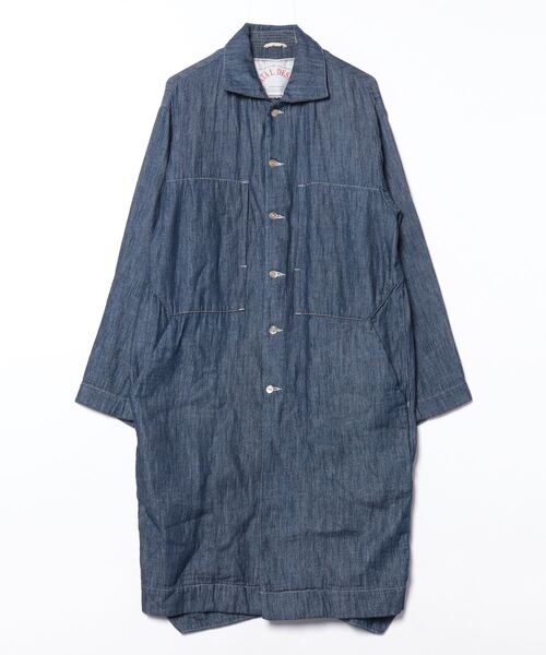 natal design（ネイタルデザイン） ステンカラーコート SMALL ブルー系