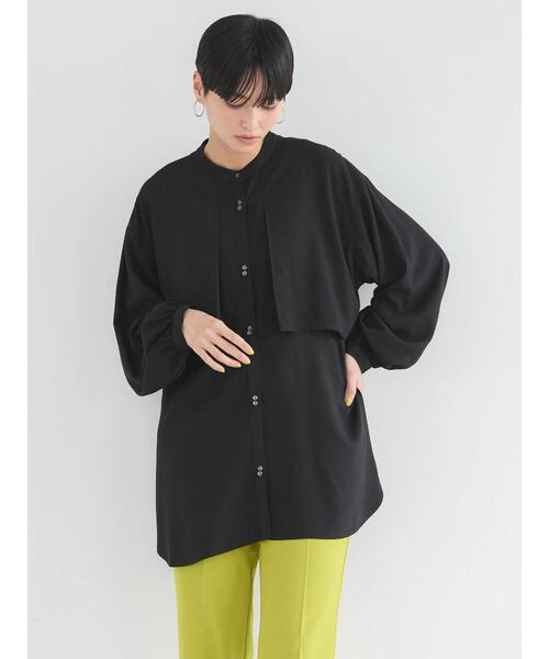 「AMERICAN HOLIC」 長袖チュニック L アイボリー レディース