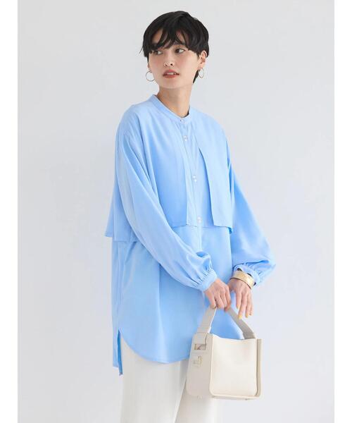 「AMERICAN HOLIC」 長袖チュニック L アイボリー レディース
