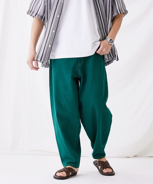 「JOURNAL STANDARD」 デニムパンツ LARGE ブルー系その他 メンズ