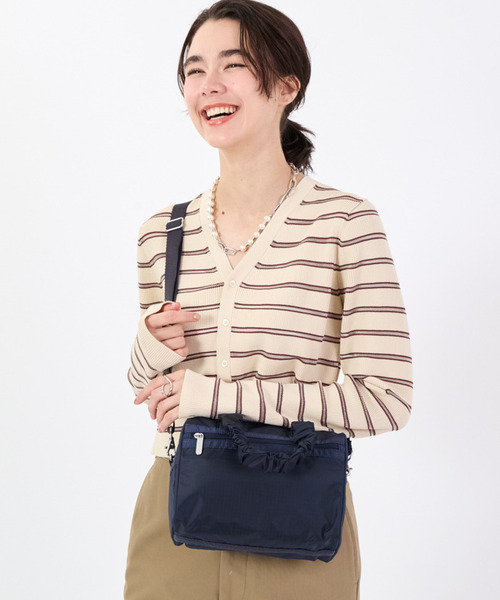 LeSportsac ディープシーブルー　ショルダーバッグ MINI PHONE BAG/ディープシーブルー / LeSportsac