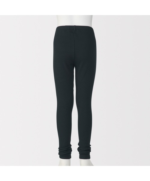 無印良品（MUJI） レギンス スパッツ キッズ ストレッチリブ編み
