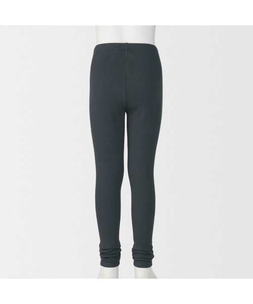 無印良品（MUJI） レギンス スパッツ キッズ ストレッチリブ編み