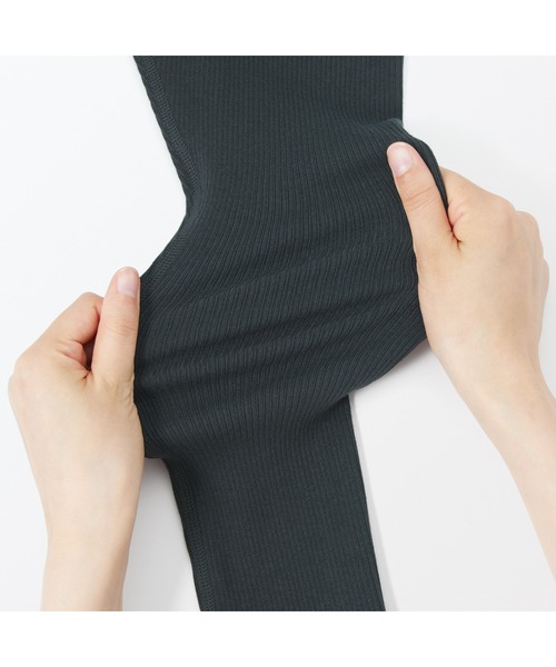 無印良品（MUJI） レギンス スパッツ キッズ ストレッチリブ編み