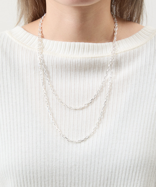 ネックレス THEFT セフト / ANCHOR CHAIN SILVER NECKLACE シルバー925アンカーチェーンネックレス 60cmの画像