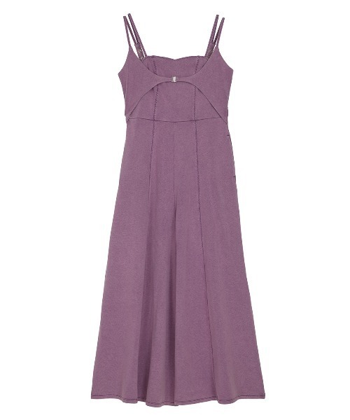 Ameri（アメリ） オールインワン DENIM LIKE VOLUME CAMI ROMPERS