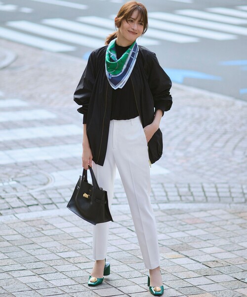 23区（ニジュウサンク） ニット セーター 「洗える」シアーギャザー