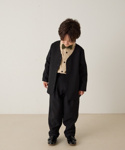riziere シングルノーカラー ジャケット セットアップ シャツ 160cm riziere（リジェール） セレモニースーツ フォーマル 発表会 卒園式