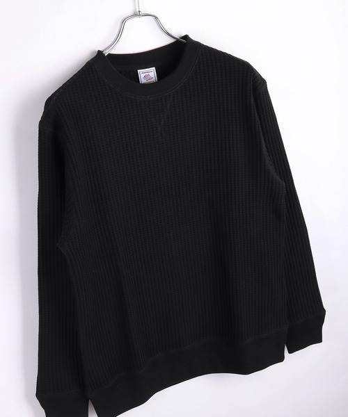 JEMORGAN（ジェーイーモーガン） tシャツ ビッグワッフル クルーネック