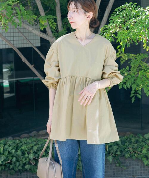 3点分アーバンリサーチ　カーキ　長袖ブラウス　カットソー URBAN RESEARCH DOORS（アーバンリサーチドアーズ） シャツ ブラウス
